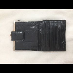 Petite eelskin wallet